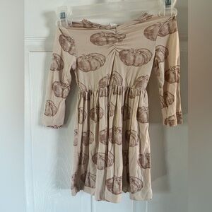 Kate queen dress organic cotton jersey side 12 to 18 months